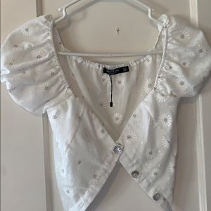 two crop tops from nasty gal